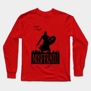 Nosferatu Minimalist Design Long Sleeve T-Shirt